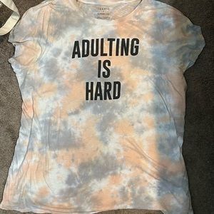 TORRID Size 3 Women’s T Shirt “Adulting is Hard “